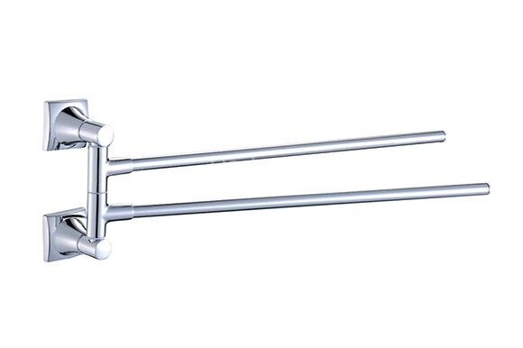 Полотенцедержатель Fixsen Ocean поворотный, двойной, хром (GR-2002A)