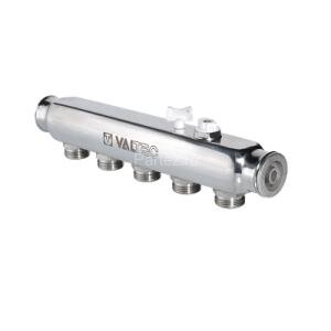Коллектор распределительный НЕРЖ. 1"х7х3/4"ЕК VALTEC