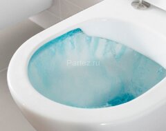 Унитаз подвесной Villeroy&amp;Boch O.NOVO, безободковый с сиденьем микролифт (5660HR01)