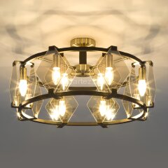 Потолочная люстра Eurosvet 60126/8 черный