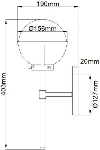 Бра Hinkley HK-HOLLIS1-O-HB-BATH