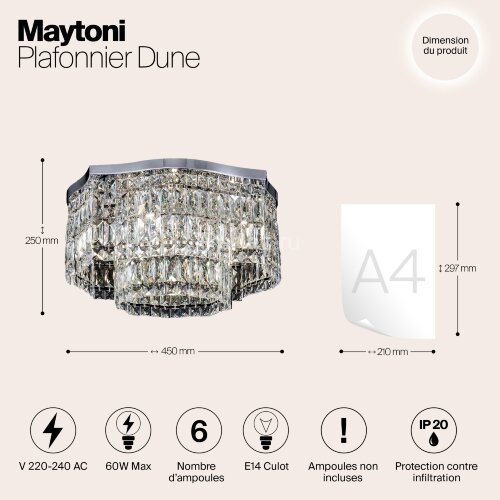 Потолочная люстра Maytoni DIA005CL-06CH