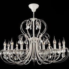 Подвесная люстра Eurosvet 3305/12 белый с золотом