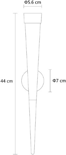 Бра Arte Lamp A6010AP-1CC