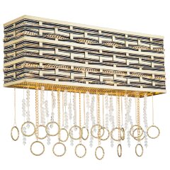 Настенный светильник Lucia Tucci PERSO W4930.3 gold&amp;black