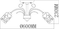 Потолочная люстра MW-Light 261019505