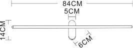Бра Arte Lamp A2028AP-1BK