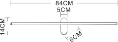 Бра Arte Lamp A2028AP-1BK