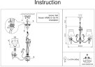 Подвесная люстра Maytoni ARM013-05-W