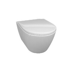 Унитаз подвесной Villeroy&amp;Boch SUBWAY 2.0, безободковый, тонкое сиденье микролифт (5614R2R1)
