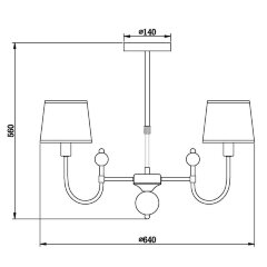 Потолочная люстра Vele Luce VL1933L06