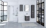 Шкаф AQUATON СИЛЬВА подвесной, левый, Дуб Макиато (1A215703SIW5L)