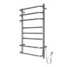 Полотенцесушитель электрический AZARIO MILAN 500/800 8 секций, диммер справа, хром (AZ90858)