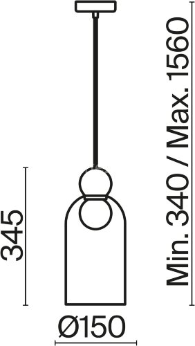Подвесной светильник Freya FR5220PL-01G