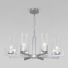 Подвесная люстра Eurosvet 60133/8 серебро