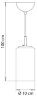 Подвесной светильник Arte Lamp A6710SP-1WH