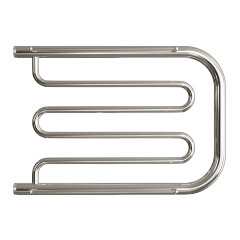 Полотенцесушитель водяной ДВИН D 50/70 c полкой, 1"-1/2" К0, полированный (4627085927730)