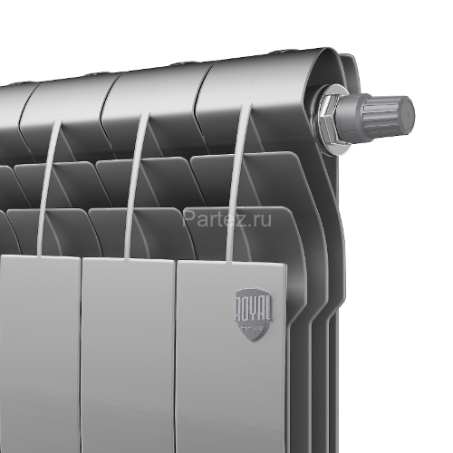 Радиатор Royal Thermo BiLiner 500 /Silver Satin VDR - 10 секц.