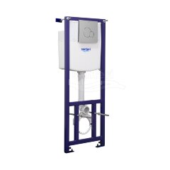 Пэк: Santeri Альфа комфорт подвесной унитаз с сиденьем + инсталляция + панель смыва