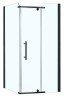 Душевое ограждение AZARIO EDMONTON 900х900х2000 стекло прозрачное 6 мм, профиль черный (AZ-NNC1231 900 BLACK)