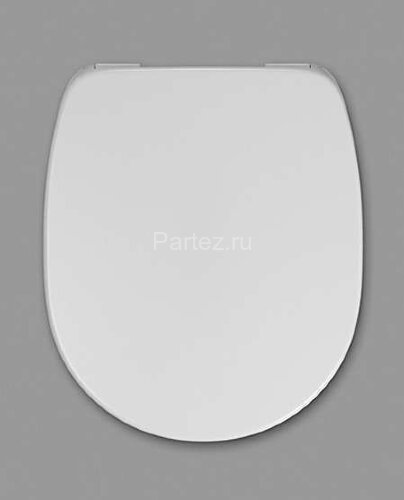 Крышка-сиденье для унитаза Haro Tablas стальное крепление, белое (540778/540785)