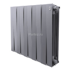 Биметаллический радиатор Royal Thermo PianoForte  500/100-10 (Silver Satin)