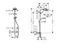 27264400 Душевая система с термостатом Crometta 160 1 jet