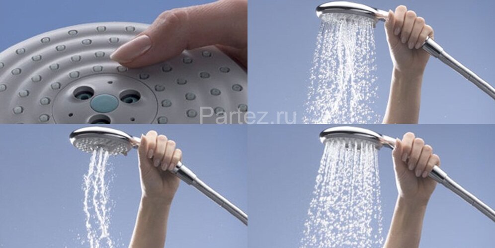 27885000 Raindance Душевой набор Raindance E 120 AIR 3jet/Unica’D 0,90 м, ½’ АКЦ!!!