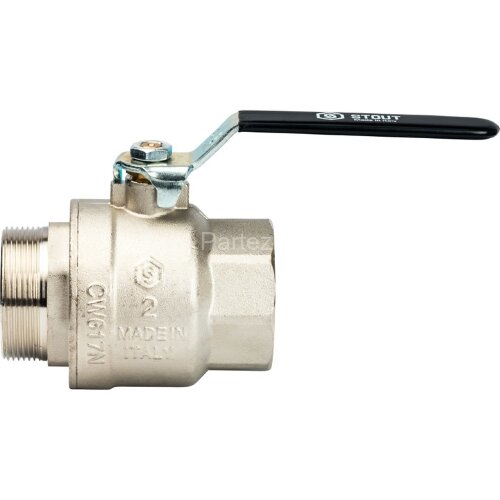 Кран шаровой полнопроходной ВР/НР рычаг 2" Stout