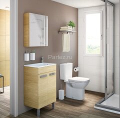 Чаша напольная Roca DEBBA, гориз.выпуск, уст.компл., (7.3429.9.700.Y)