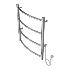 Полотенцесушитель электрический AZARIO VERONA 500/600 4 секции, диммер справа, хром (AZ04856)