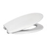 Крышка-сиденье для унитаза Haro Бермуда пластиковое крепление, белое (526304)