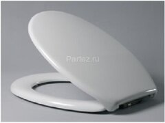 Крышка-сиденье для унитаза Haro Бермуда пластиковое крепление, белое (526304)