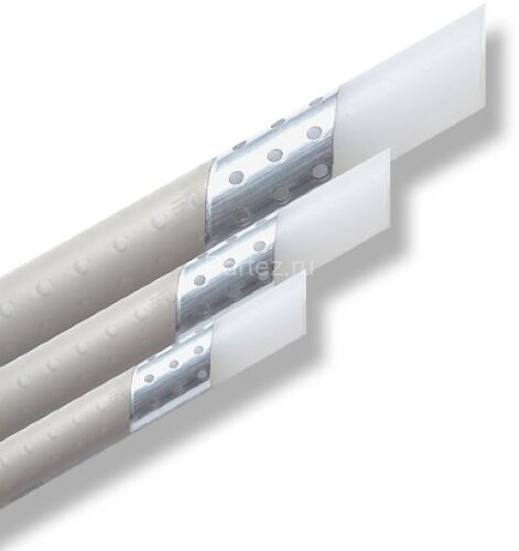 Труба PPR FIBER STABI PLUS S3,2 D25х3,5 Ekoplastik