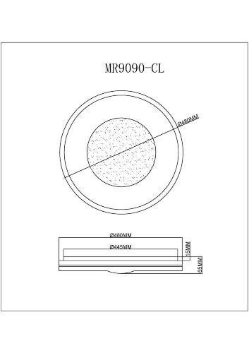 Потолочный светильник MyFar MR9090-CL