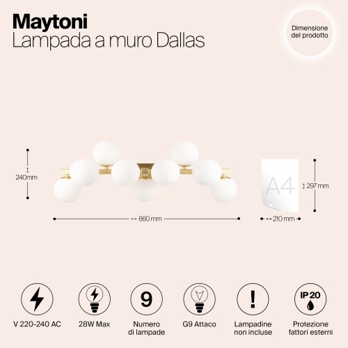 Бра Maytoni MOD547WL-09BS