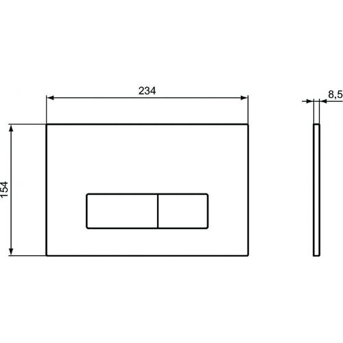 Промо-комплект Ideal Standard Tesi Aqua Blade Подвесной унитаз с инсталляцией, с сиденьем Микролифт 