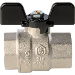 Кран шаровой полнопроходной ВР/ВР бабочка 3/4&quot; Stout