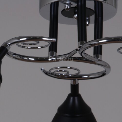 Потолочная люстра Reluce 70139-3.3-03 CR+BK