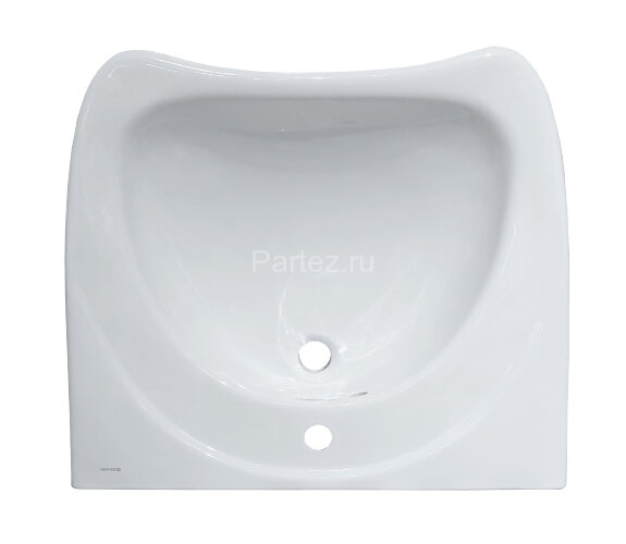 Раковина подвесная Керамин Инклюжн 65 660х555х190 с отверстием, крепление в комплекте, белый (CS0008