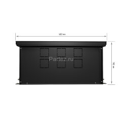 Конвектор внутрипольный Royal Thermo ATRIUM-190/400/1200-DG-U-AU