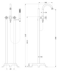 Смеситель Gemy G7100