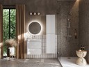 Тумба под раковину Roca Ona 600 подвесная, 2 ящика, белый матовый (A857613509)