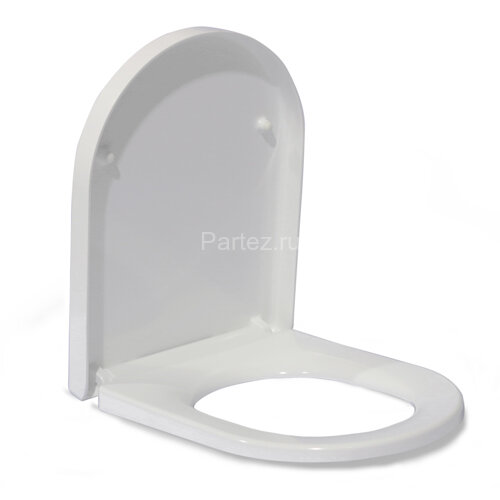 В2380Sа сиденье для унитаза дюропласт с микролифтом, белое MELANA