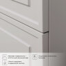 Комплект тумба Итана Pino 75 (744х474х640) подвесная, с раковиной Alisa 75, керамик (CS00090017)