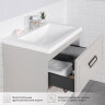 Комплект тумба Итана Pino 75 (744х474х640) подвесная, с раковиной Alisa 75, керамик (CS00090017)
