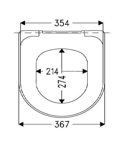 Крышка-сиденье для унитаза Haro Вэйв крепление микролифт с эксцентриком, белое (520279)