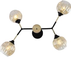 Потолочная люстра Reluce 01358-0.3-04 BK+FGD