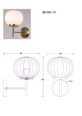 Бра MyFar MR1900-1W