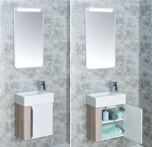 Тумба под раковину AQUATON Вита подвесная, белый ясень (1A221401VTD70)